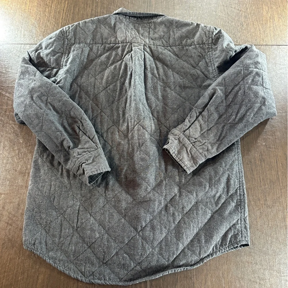 Howitzer Freedom Men's Quilted Shirt Jacket in Charcoal Sz M